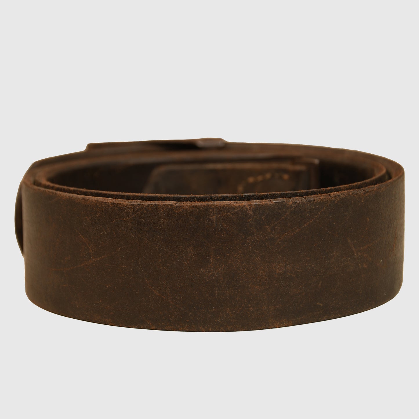 German WWI Hessian All Steel Buckle on Its Original Belt