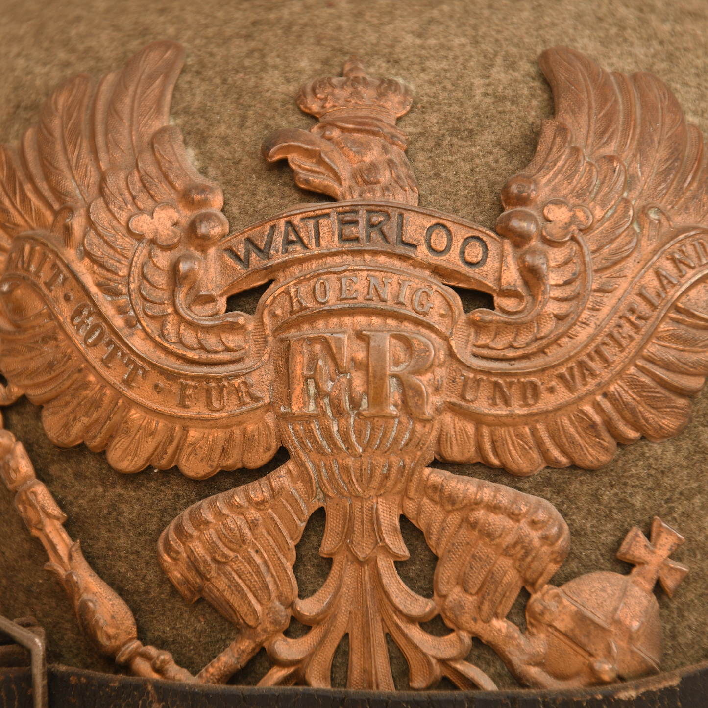 German WWI Prussian Felt Pickelhaube