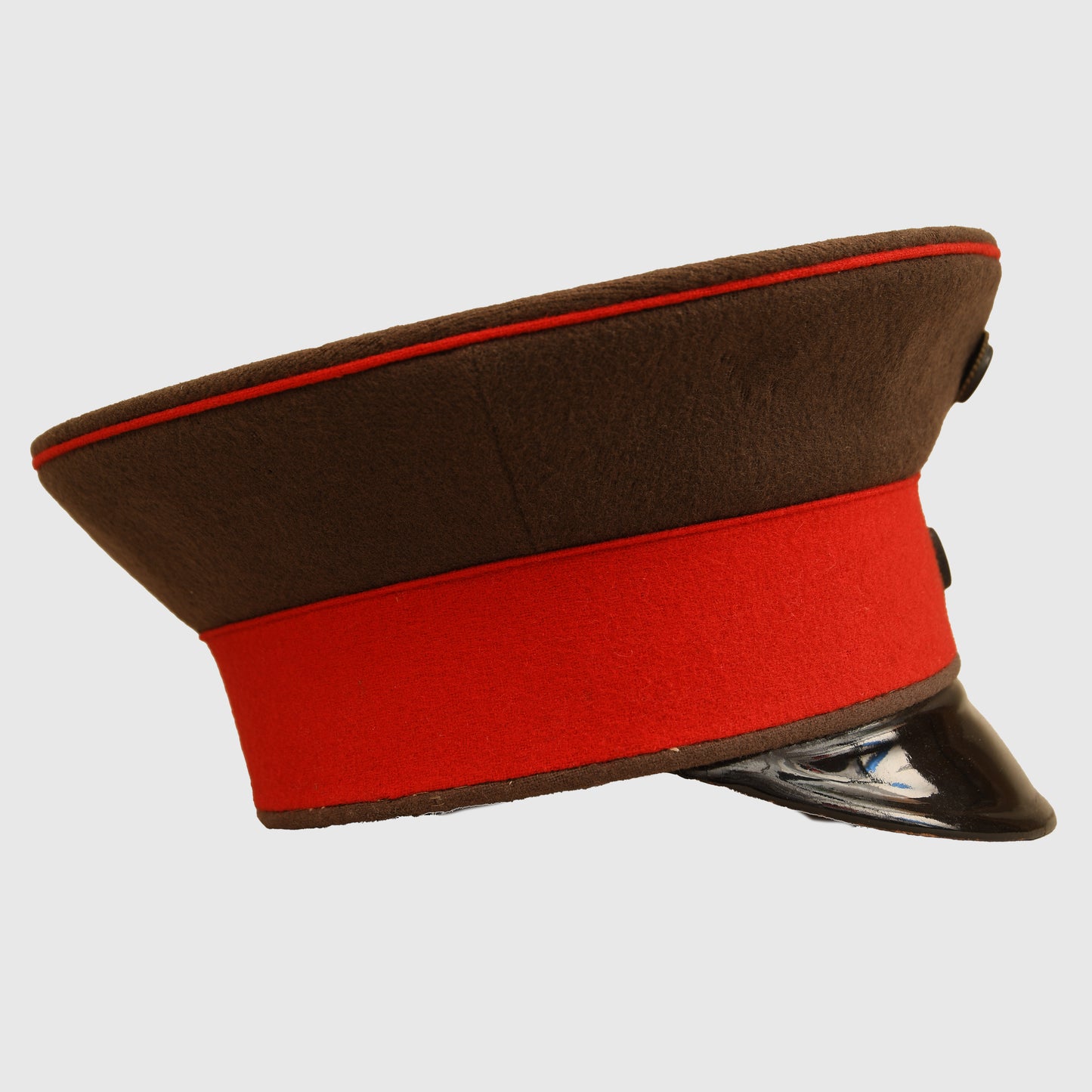 German WWI Prussian Officer’s Field Grey Visor Cap, Cased