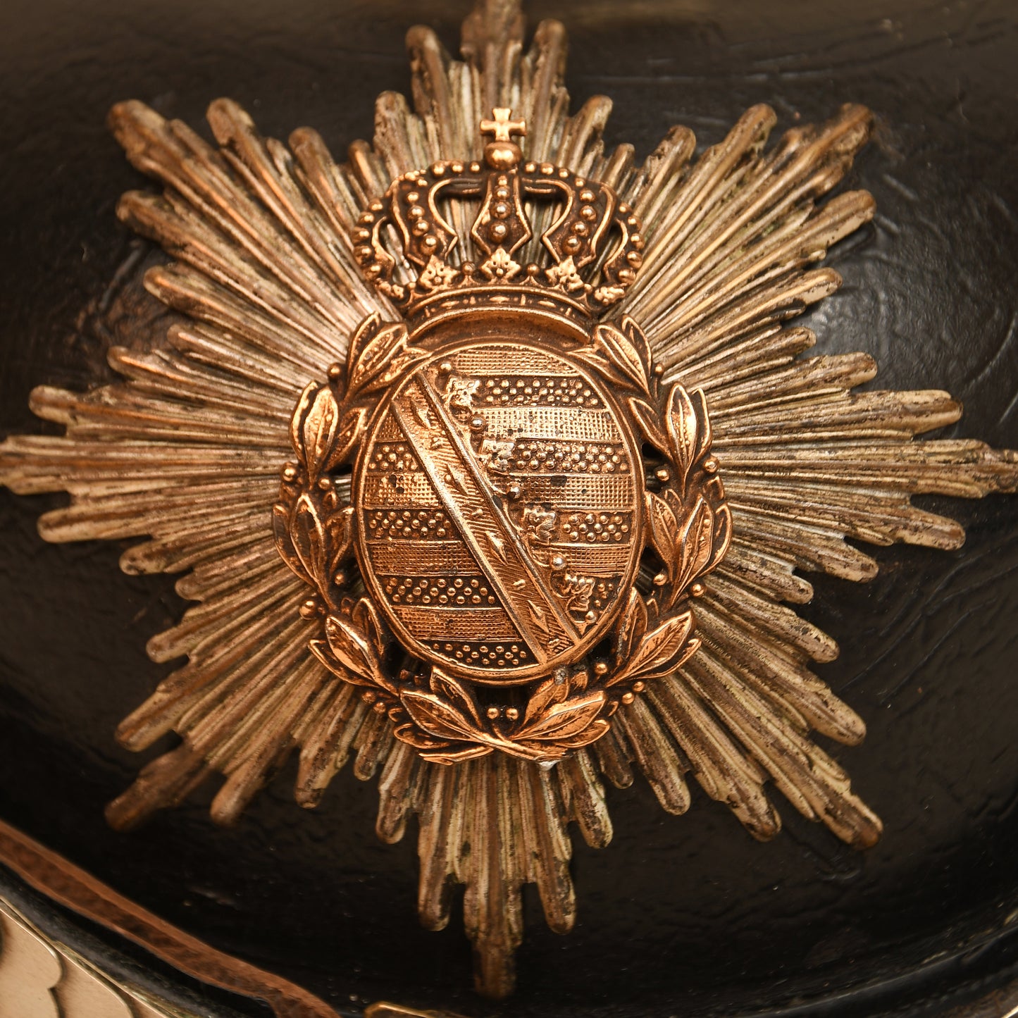 German WWI Saxon Leib Grenadier Regiment No.100 Officers Pickelhaube