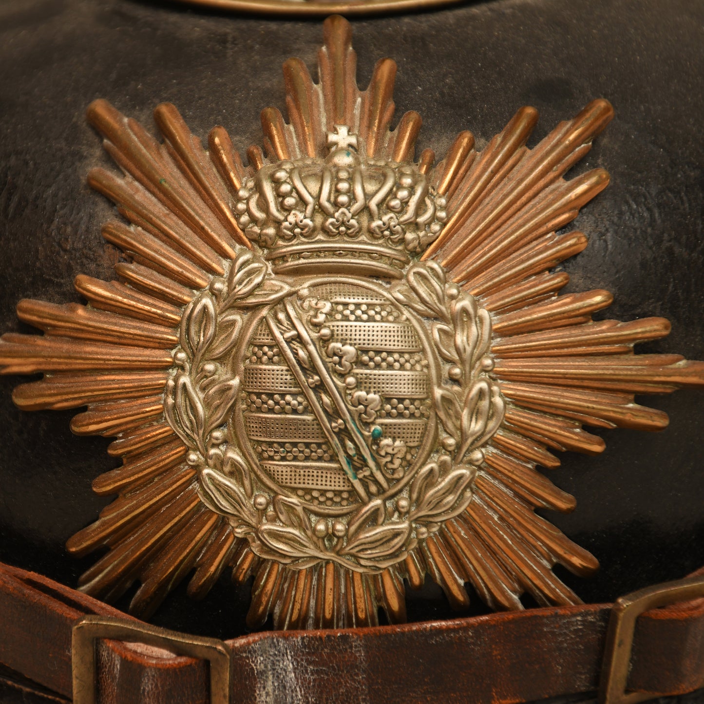German WWI Saxon Pickelhaube