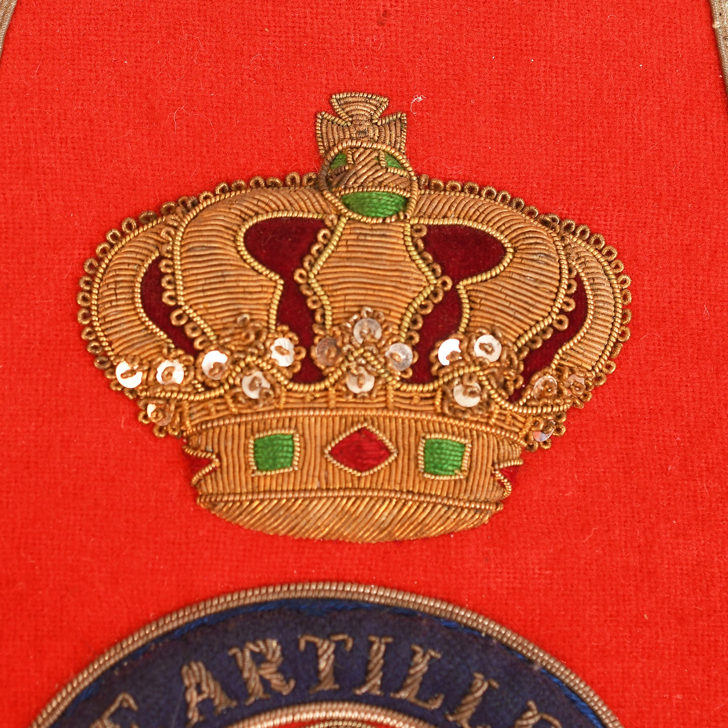 Honourable Artillery Company Victorian Sabretache – With Morocco Leather Case