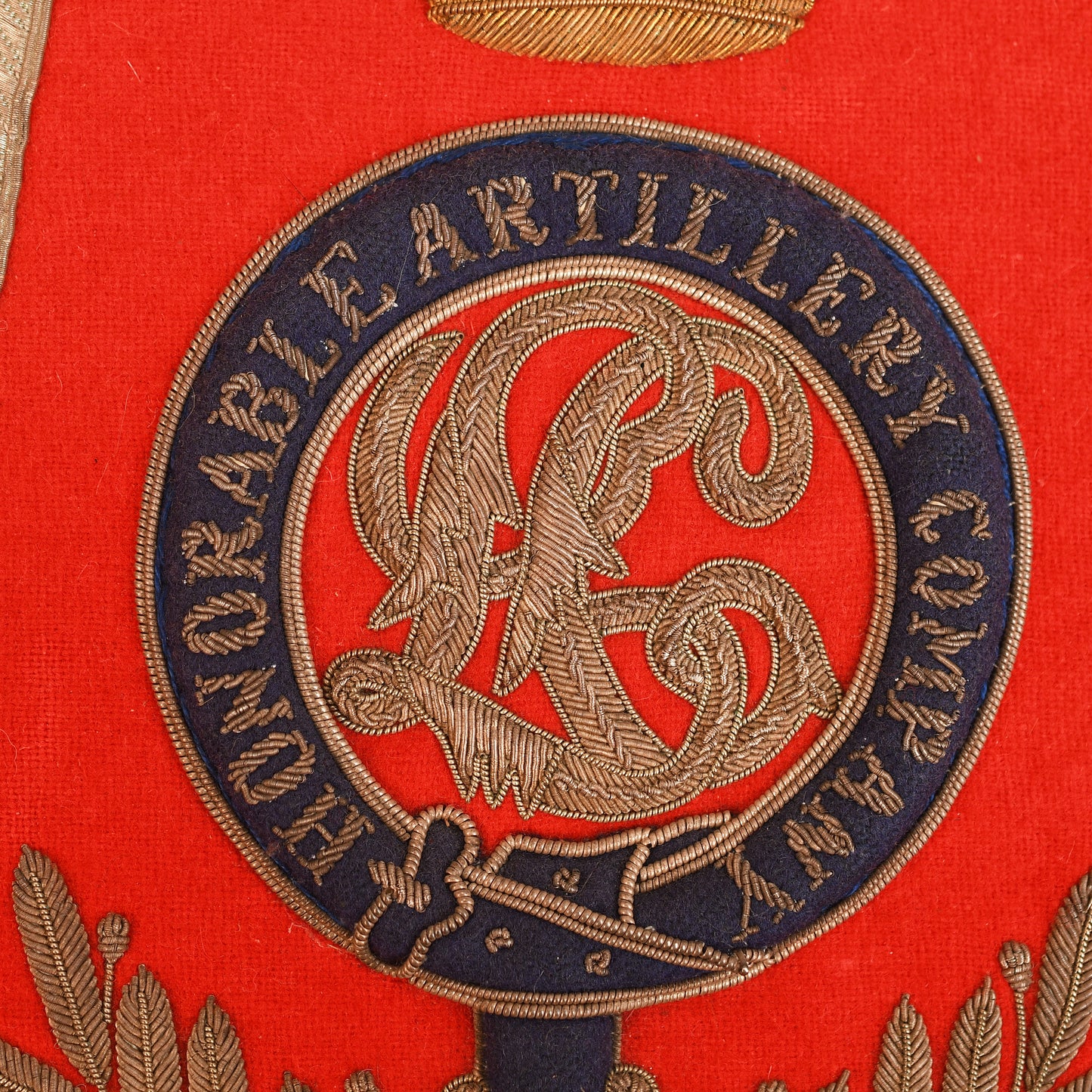 Honourable Artillery Company Victorian Sabretache – With Morocco Leather Case