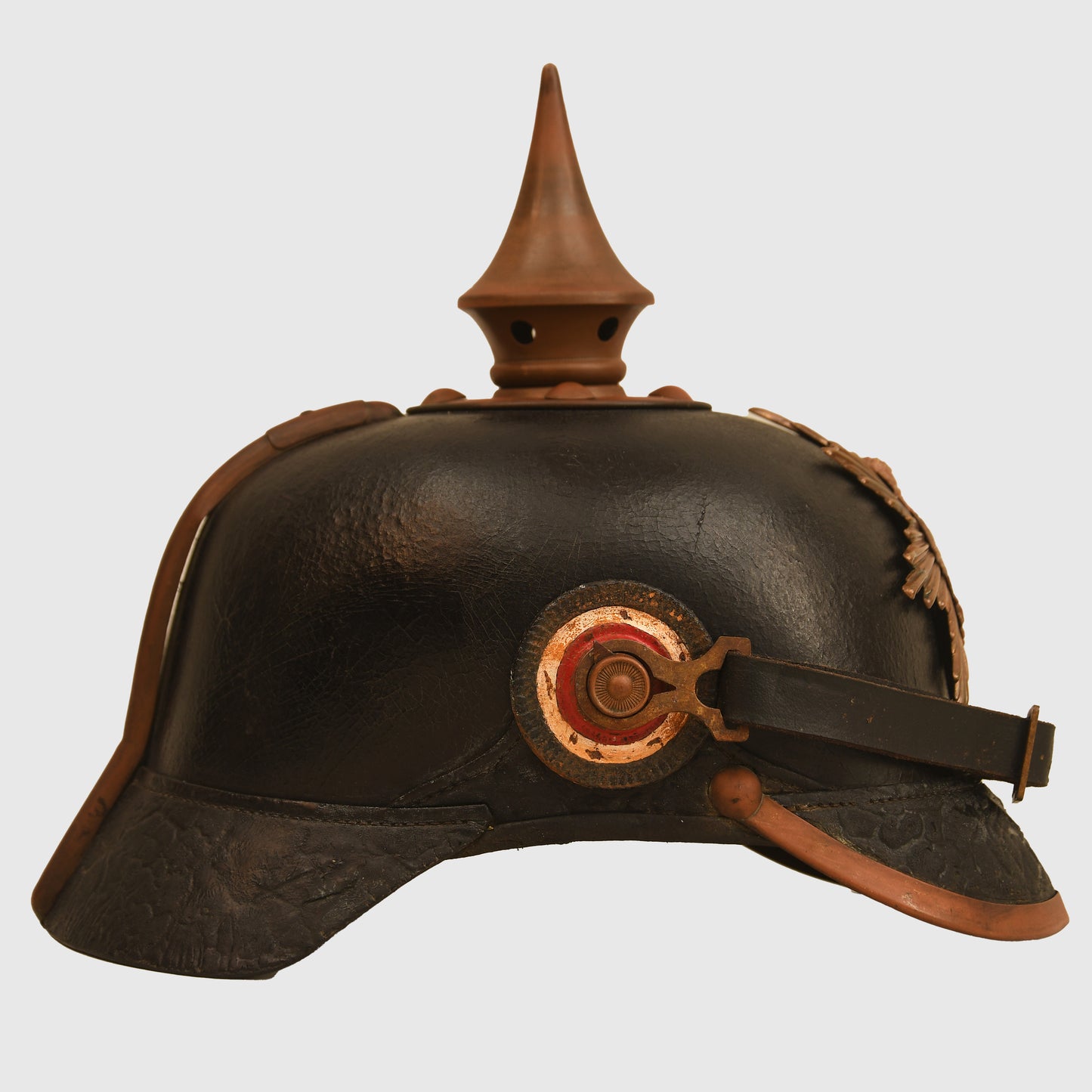 German WWI Saxon Regiment No. 133 Enlisted Man’s Pickelhaube