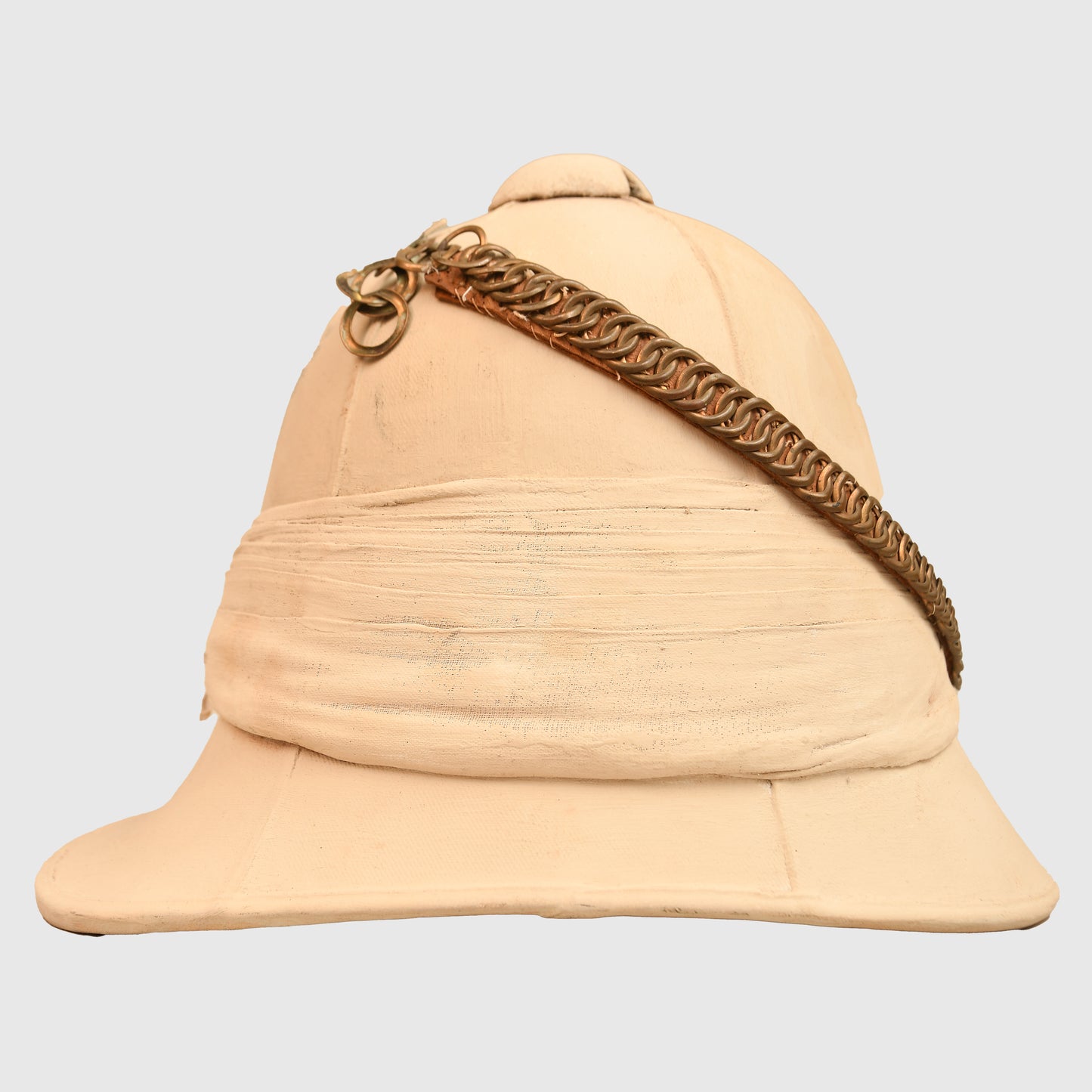 British Victorian Rorke’s Drift Era White Colonial Helmet