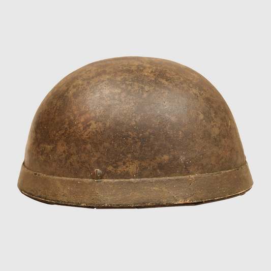 British WWII 1st Pattern Fibre-Rimmed Paratrooper Helmet