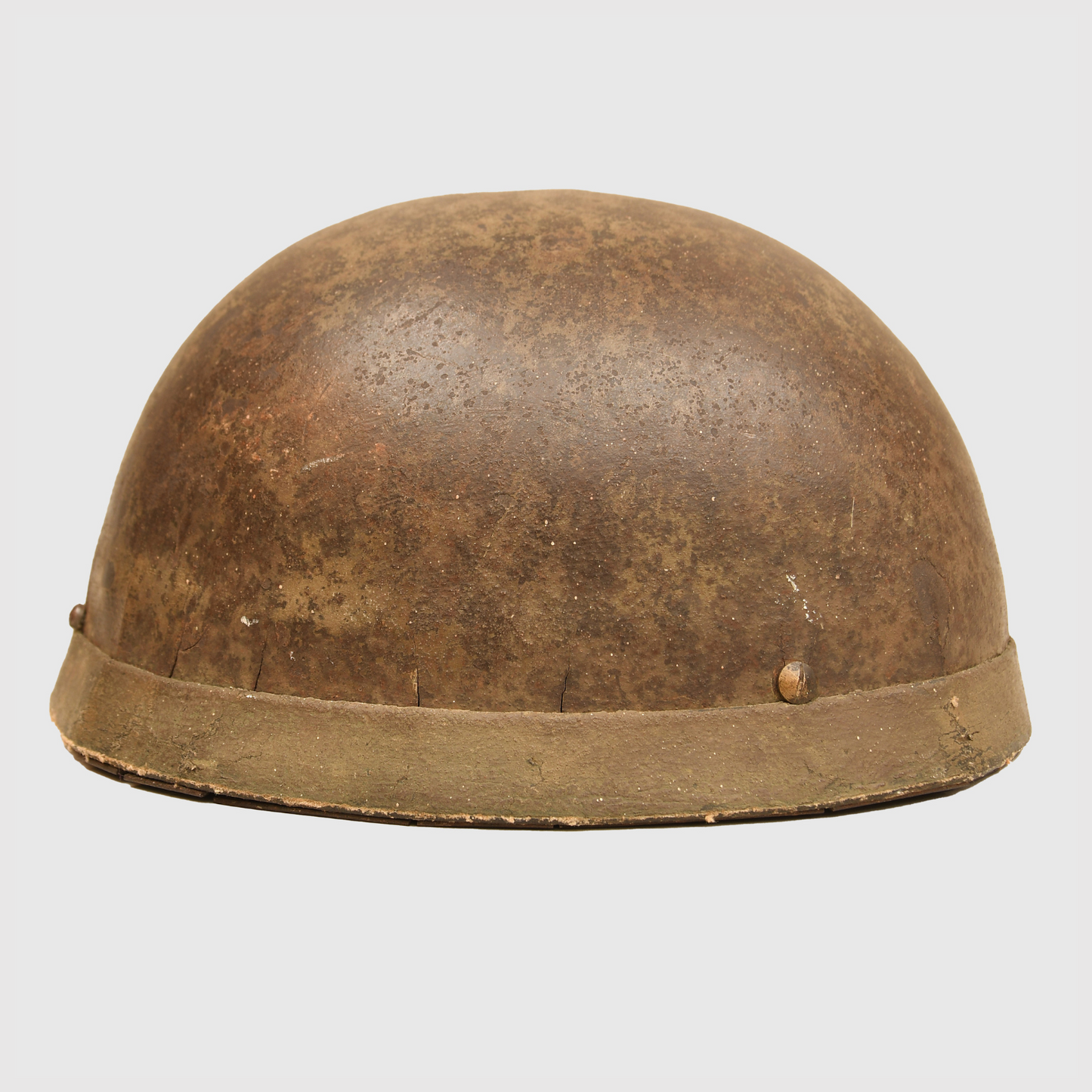 British WWII 1st Pattern Fibre-Rimmed Paratrooper Helmet