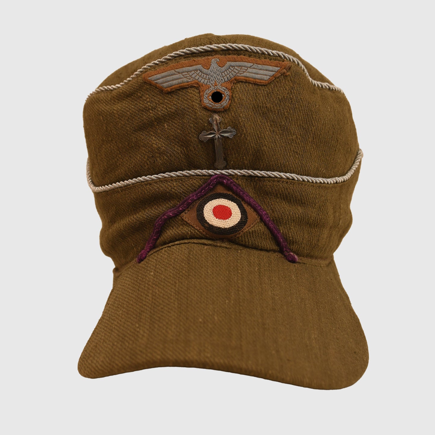 German WWII Afrikakorps Chaplain’s M.40 Visored Field Cap