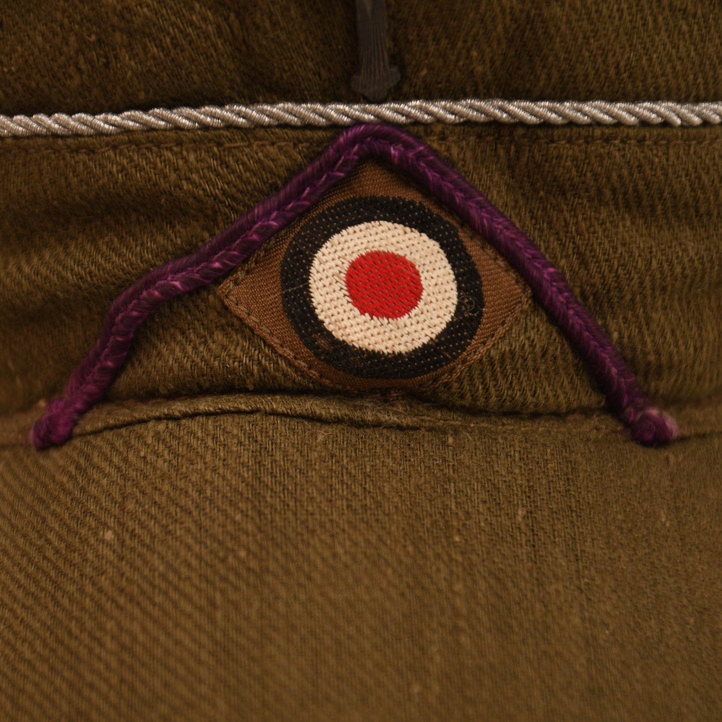 German WWII Afrikakorps Chaplain’s M.40 Visored Field Cap