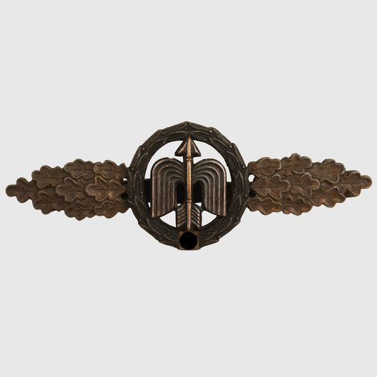 GERMAN WWII LUFTWAFFE SHORT RANGE NIGHT FIGHTER BAR IN BRONZE