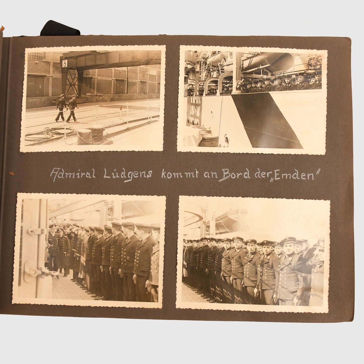 GERMAN WWII CRUISER EMDEN PHOTOGRAPH ALBUM