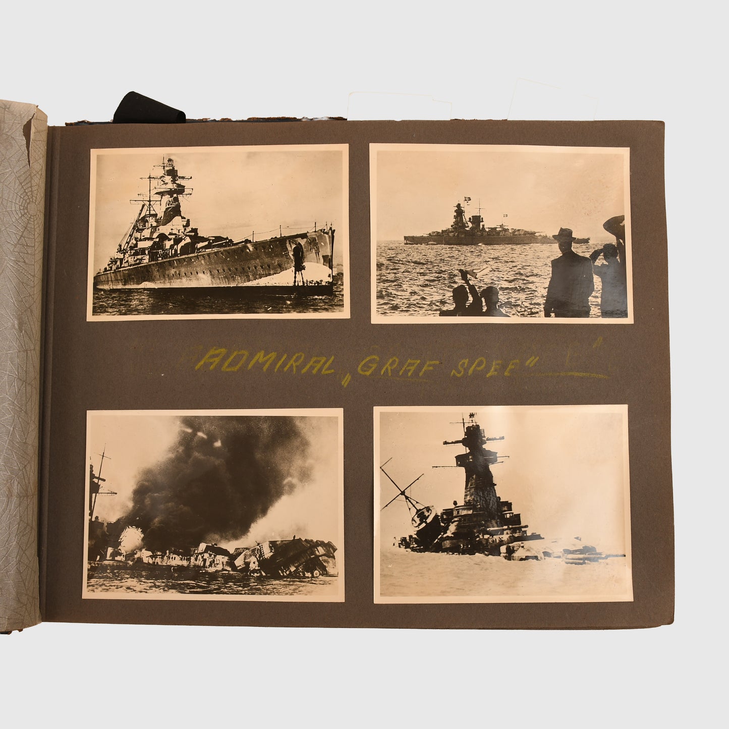 GERMAN WWII CRUISER EMDEN PHOTOGRAPH ALBUM