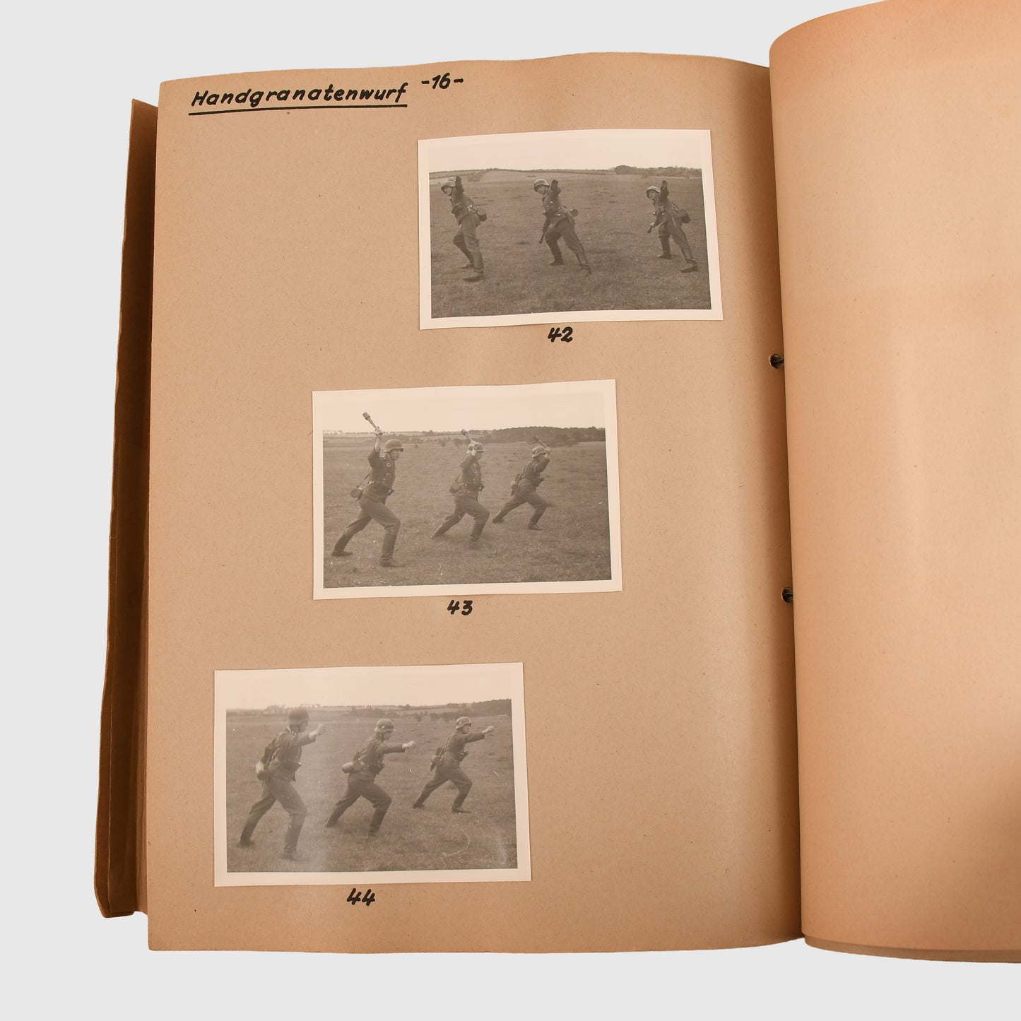 GERMAN WWII INSTRUCTIONAL ALBUM ON TRAINING FOR CLOSE COMBAT FIGHTING