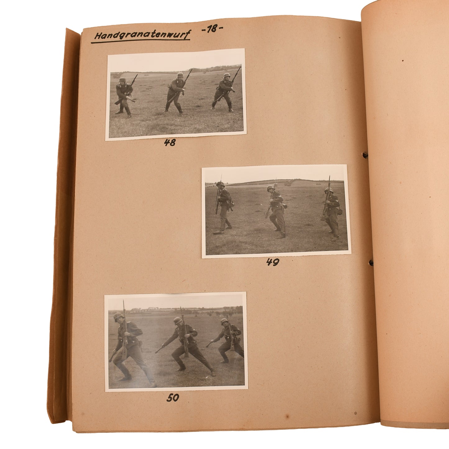 GERMAN WWII INSTRUCTIONAL ALBUM ON TRAINING FOR CLOSE COMBAT FIGHTING