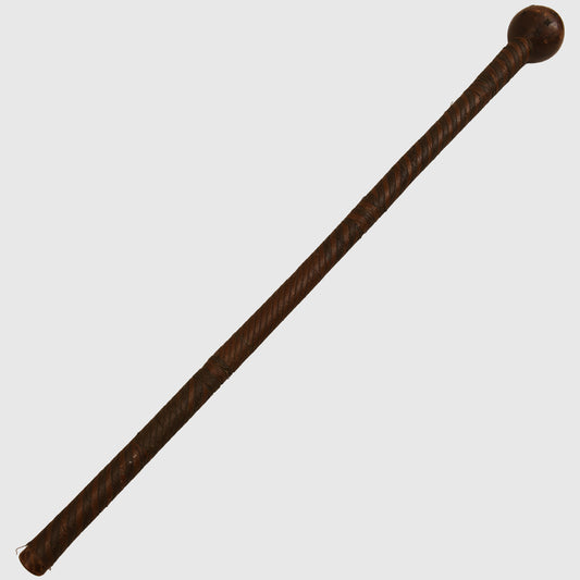 PRE 1900 ZULU LEADERS WOODEN WIRE BOUND STAFF