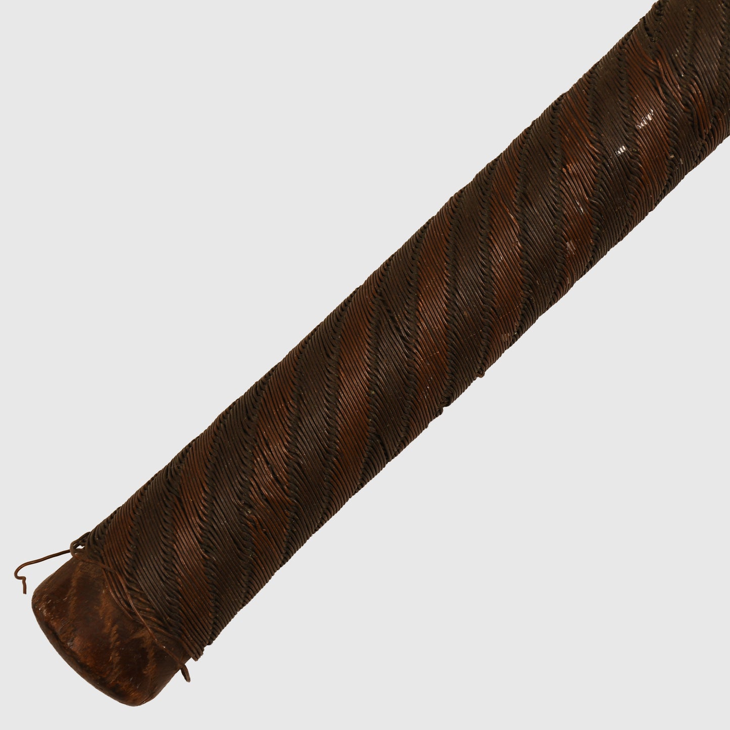PRE 1900 ZULU LEADERS WOODEN WIRE BOUND STAFF