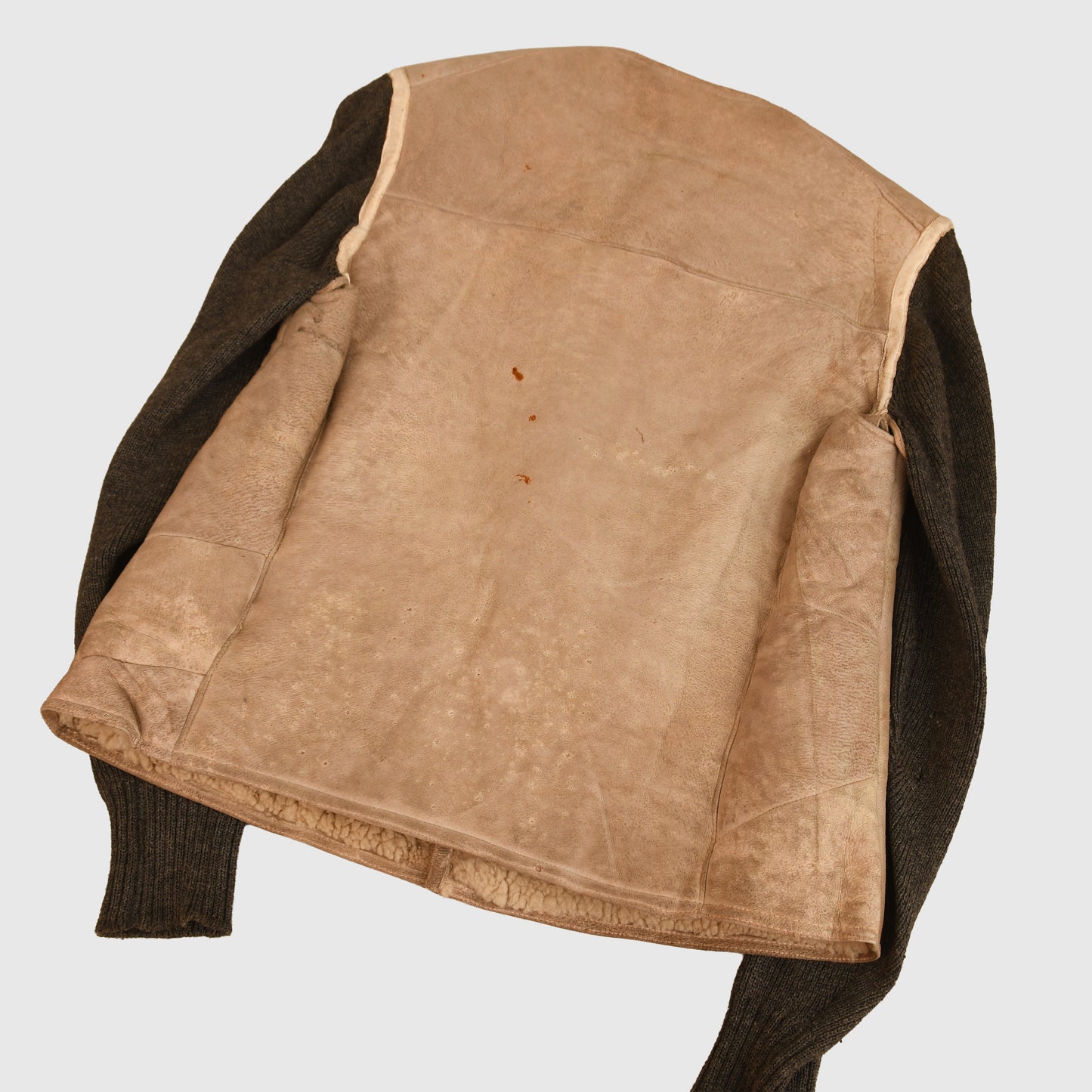 German Russian Front Sheepskin and Woollen Waistcoat Pullover