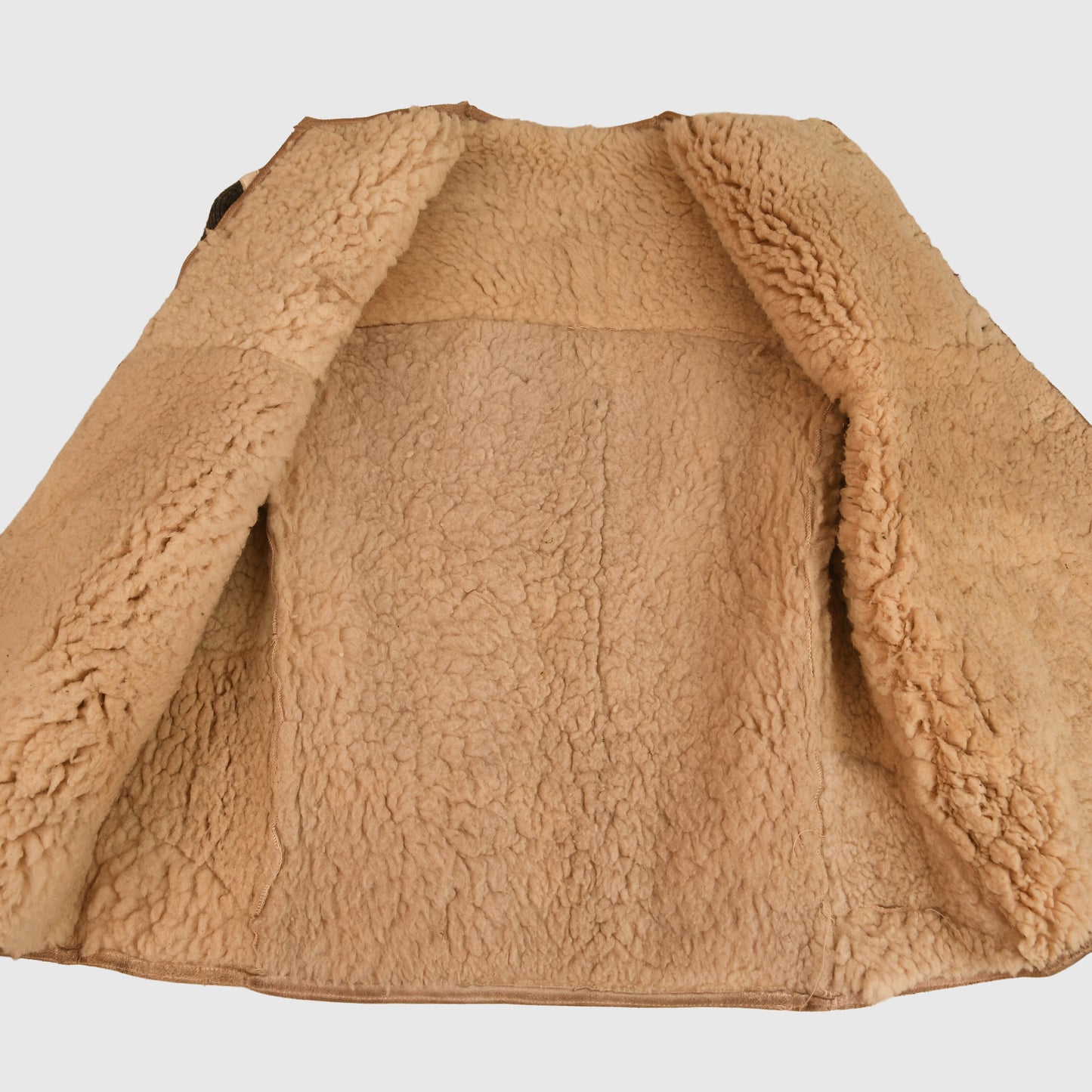 German Russian Front Sheepskin and Woollen Waistcoat Pullover