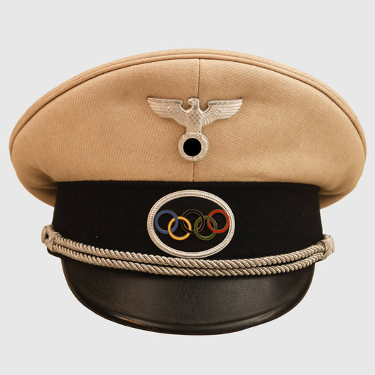 German WWII Berlin 1936 Olympic Officials Visor Cap