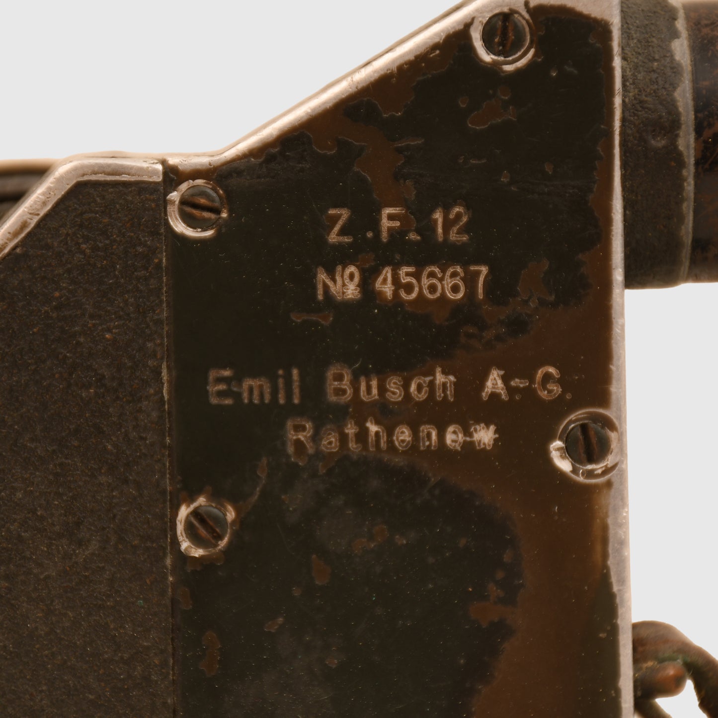 GERMAN WWI MAXIM Z.F.12 MACHINE GUN OPTIC SIGHT