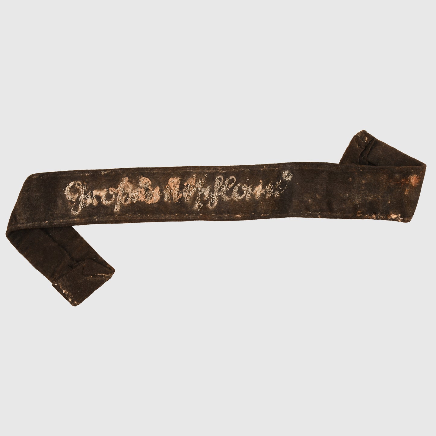 GERMAN WWII GROSS DEUTSCHLAND OFFICERS CUFF TITLE AND SHOULDER CIPHER