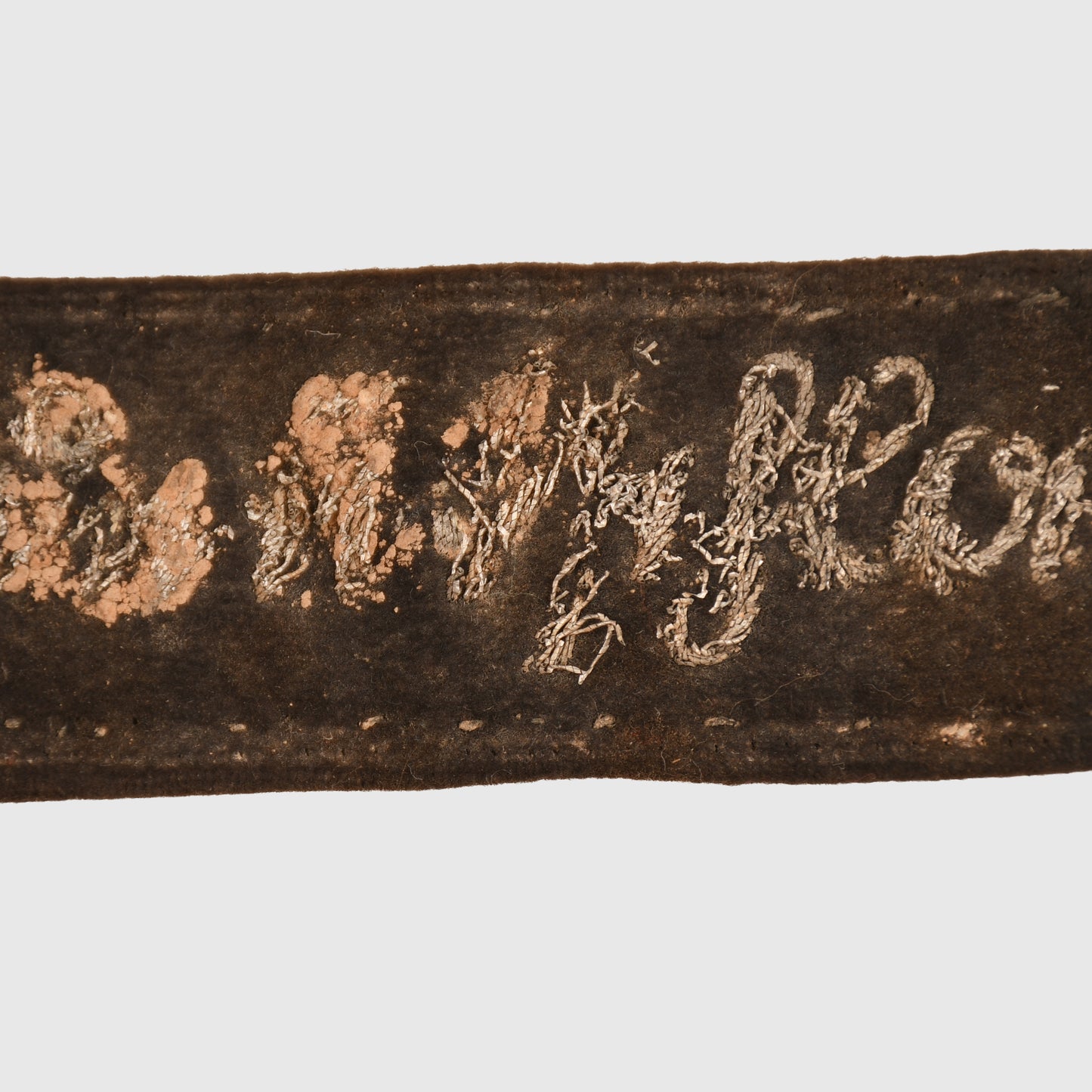 GERMAN WWII GROSS DEUTSCHLAND OFFICERS CUFF TITLE AND SHOULDER CIPHER