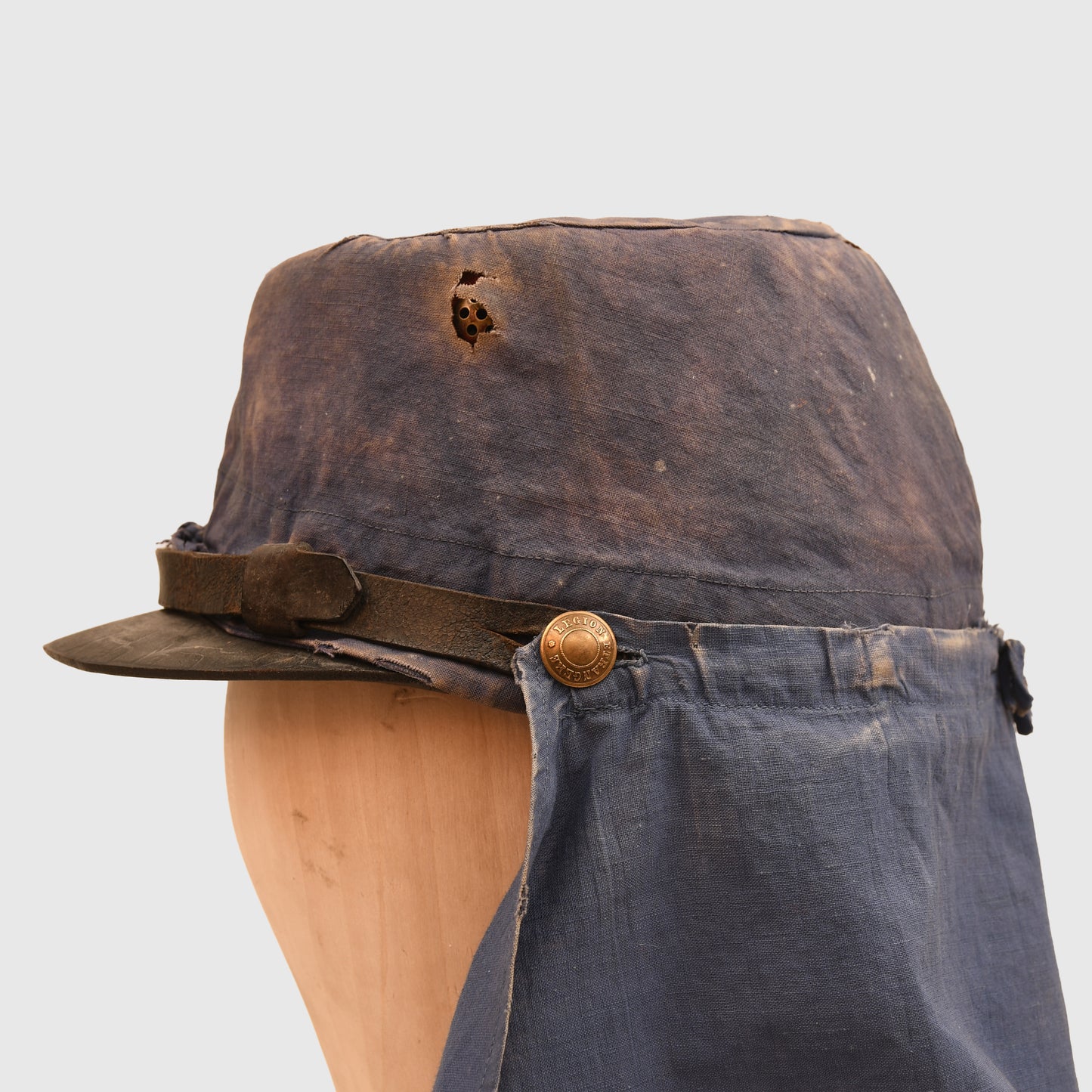 FRENCH FOREIGN LEGION KEPI WITH BLUE AND WHITE COVERS