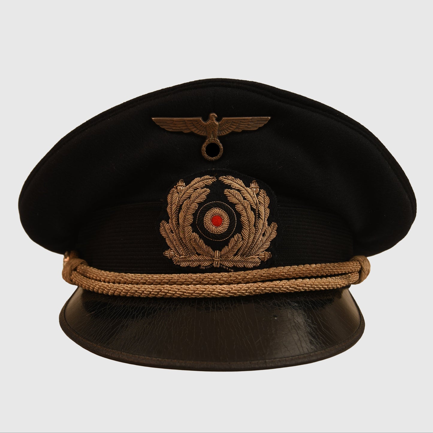 GERMAN WWII KRIEGSMARINE ADMINISTRATIVE SENIOR NCO VISOR CAP