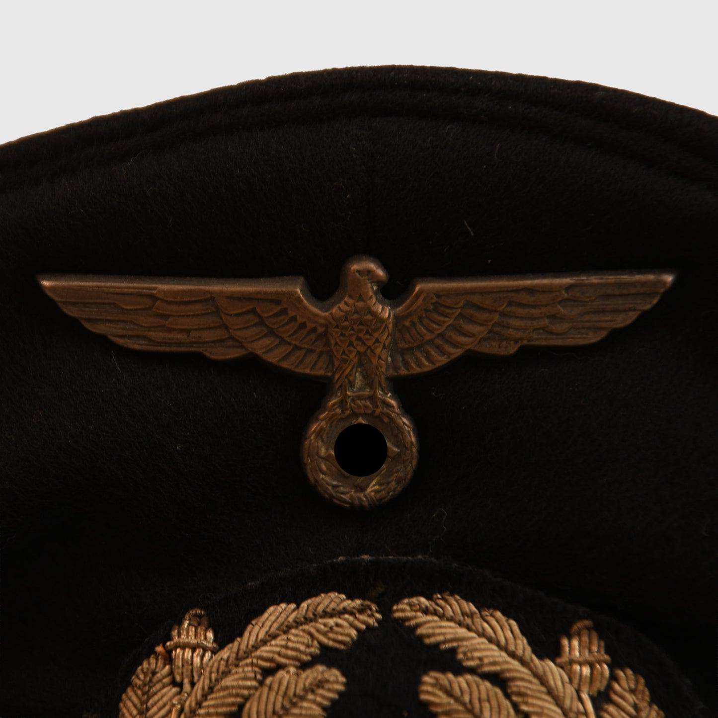GERMAN WWII KRIEGSMARINE ADMINISTRATIVE SENIOR NCO VISOR CAP