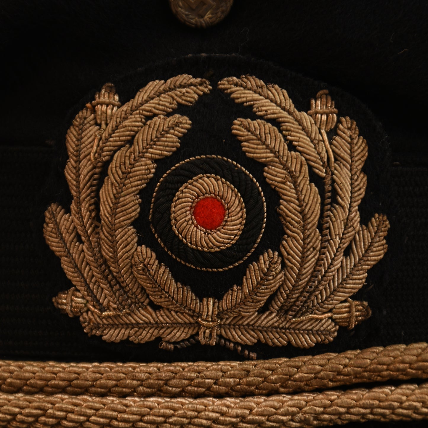 GERMAN WWII KRIEGSMARINE ADMINISTRATIVE SENIOR NCO VISOR CAP