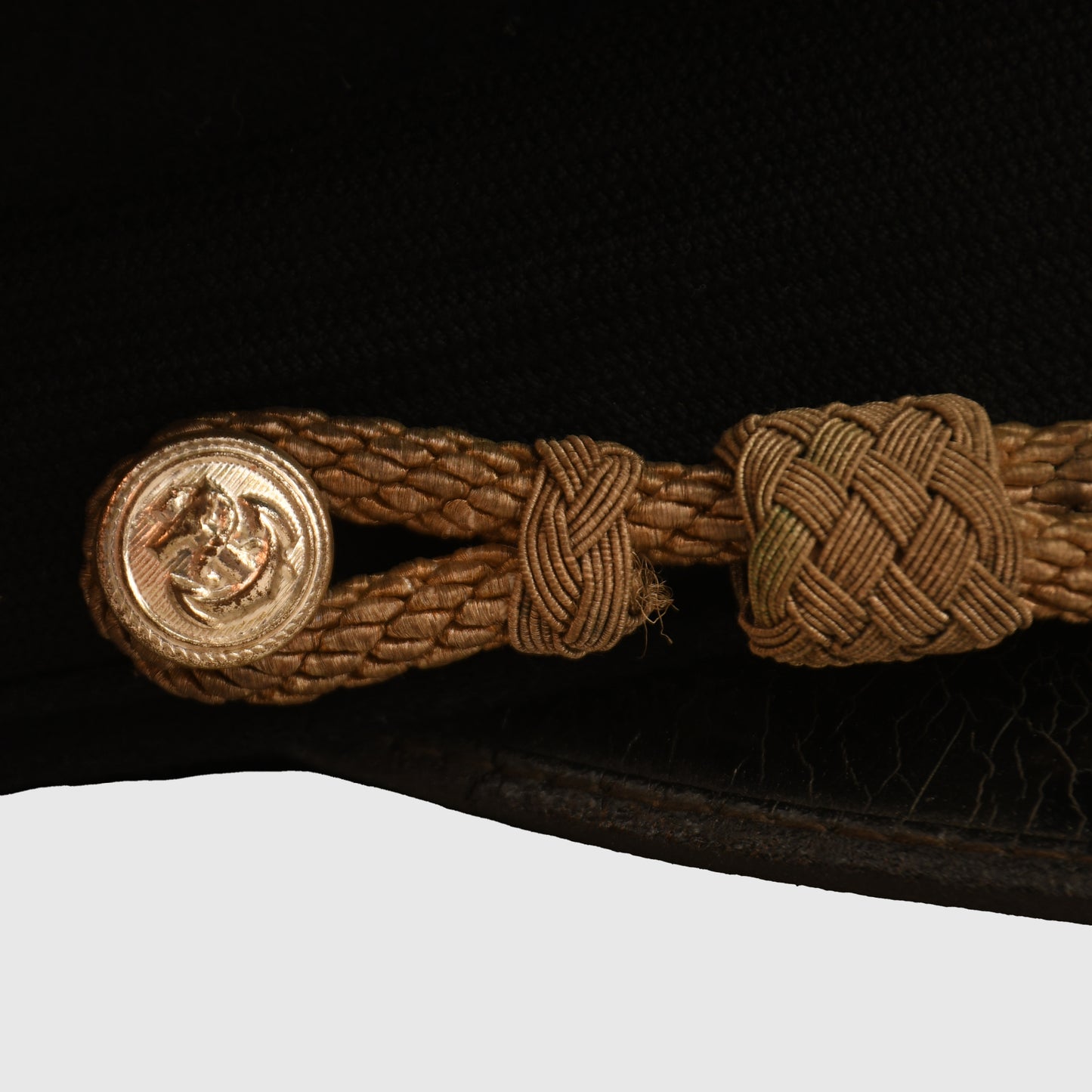 GERMAN WWII KRIEGSMARINE ADMINISTRATIVE SENIOR NCO VISOR CAP
