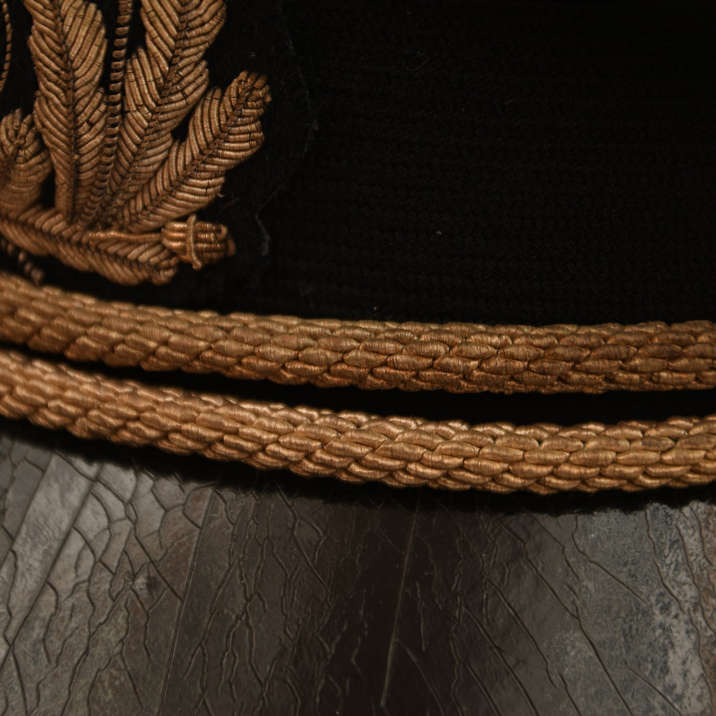 GERMAN WWII KRIEGSMARINE ADMINISTRATIVE SENIOR NCO VISOR CAP