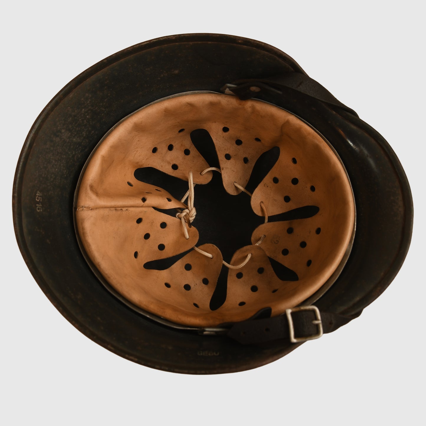 German WWII Luftwaffe Very Early M.35 Double Decal Combat Helmet