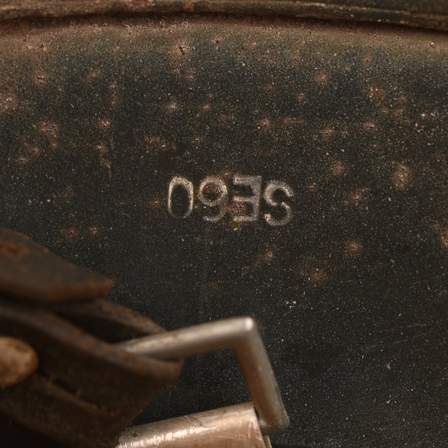 German WWII Luftwaffe Very Early M.35 Double Decal Combat Helmet