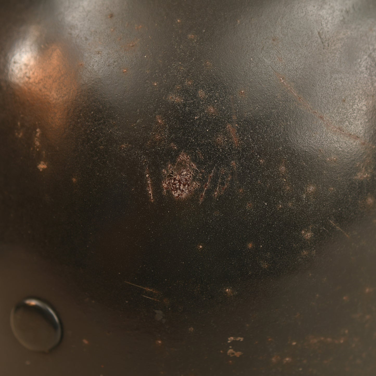 German WWII Luftwaffe Very Early M.35 Double Decal Combat Helmet