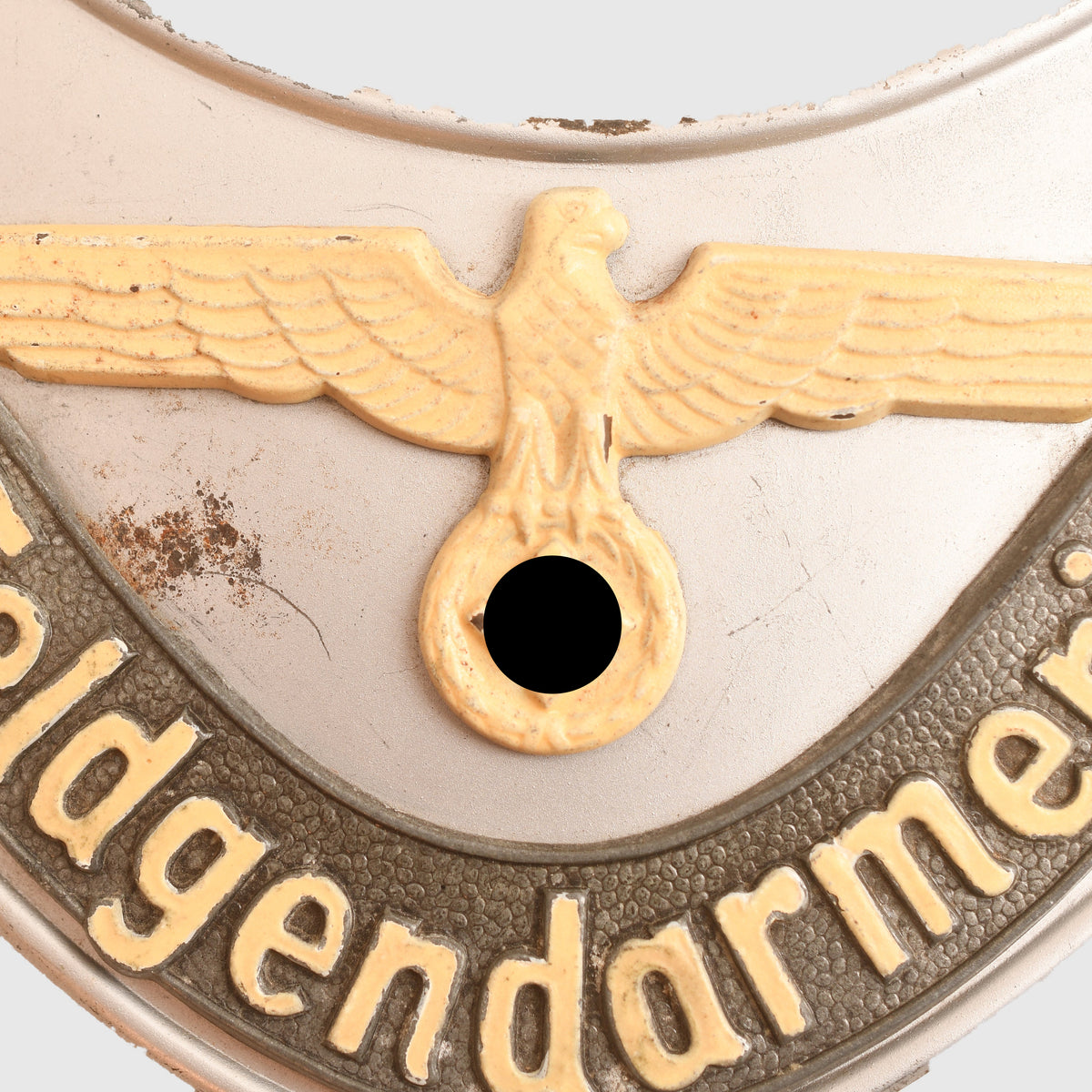 GERMAN WWII  FELDGENDARMERIE GORGET