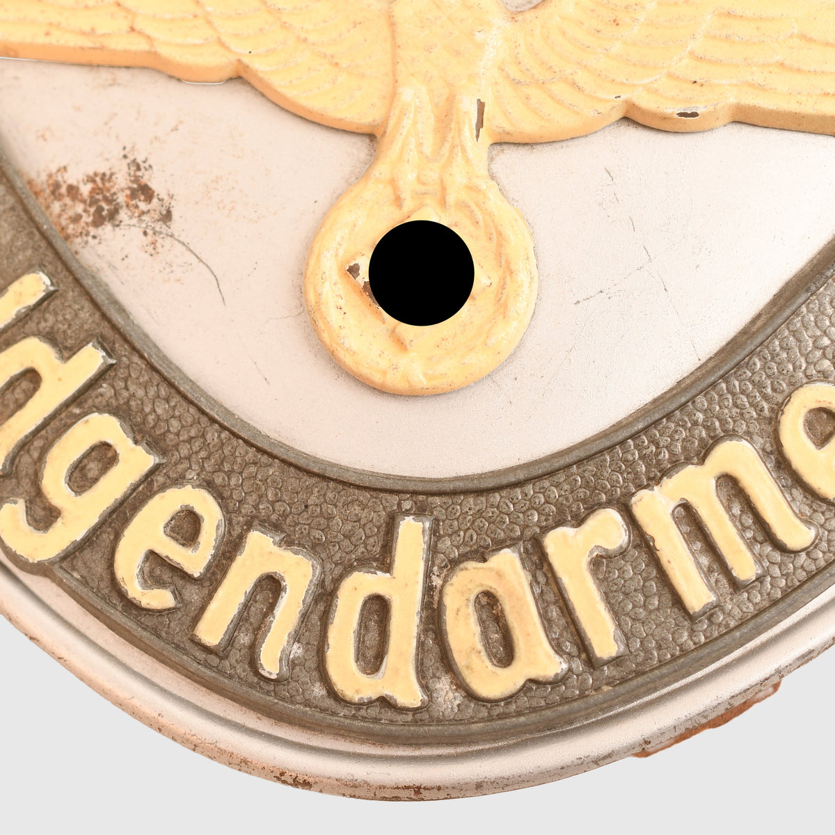 GERMAN WWII  FELDGENDARMERIE GORGET