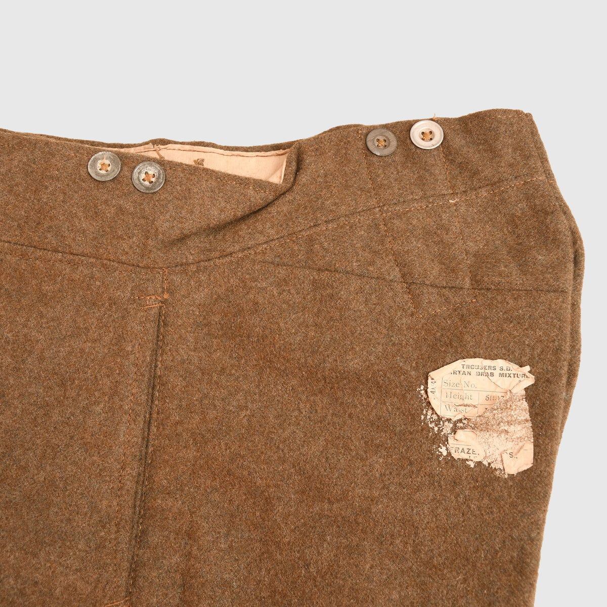 BRITISH WWI ENLISTED RANKS SERVICE DRESS TROUSERS