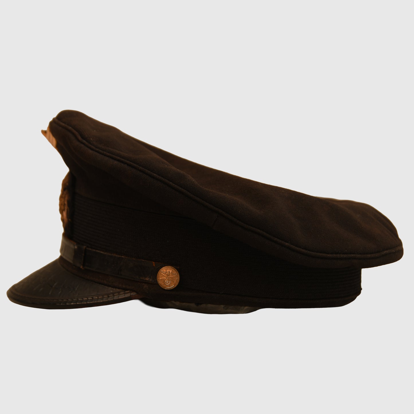 GERMAN WWII NSKK MARINE OFFICERS BLUE TOP VISOR CAP