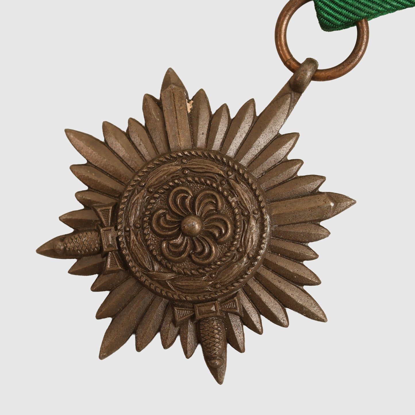 GERMAN WWII EASTERN PEOPLES AWARD 2ND CLASS IN BRONZE WITH SWORDS
