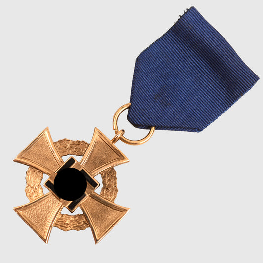 GERMAN WWII NATIONAL FAITHFUL SERVICE MEDAL IN GOLD