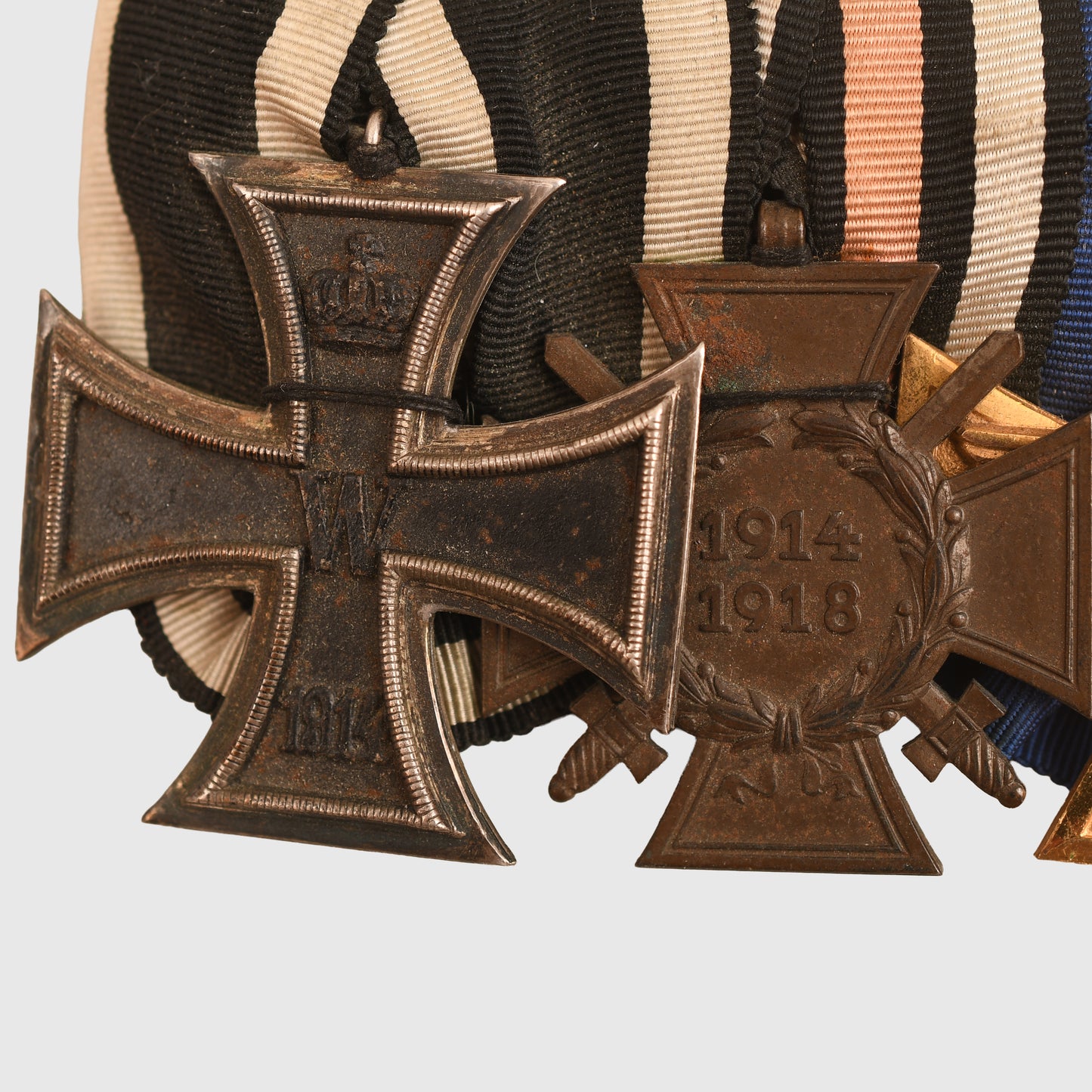 GERMAN WWII THREE MEDAL POLICE BAR