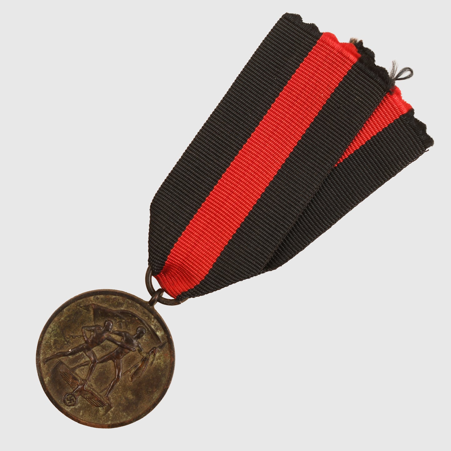 GERMAN WWII 1ST OKTOBER1938 MEDAL WITH RIBBON