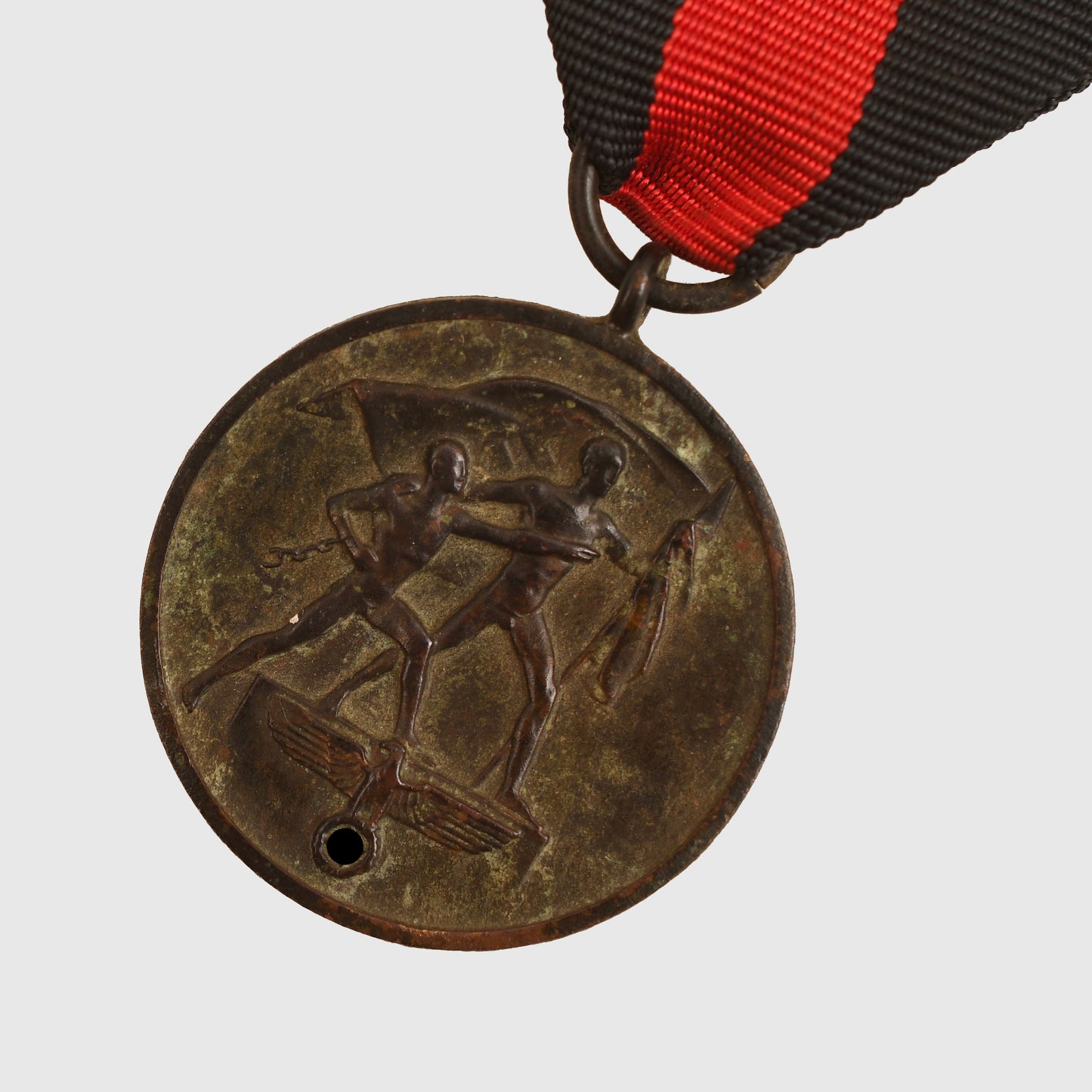 GERMAN WWII 1ST OKTOBER1938 MEDAL WITH RIBBON