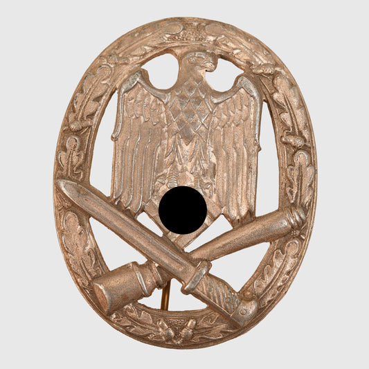 GERMAN WWII GENERAL ASSAULT BADGE IN SILVER