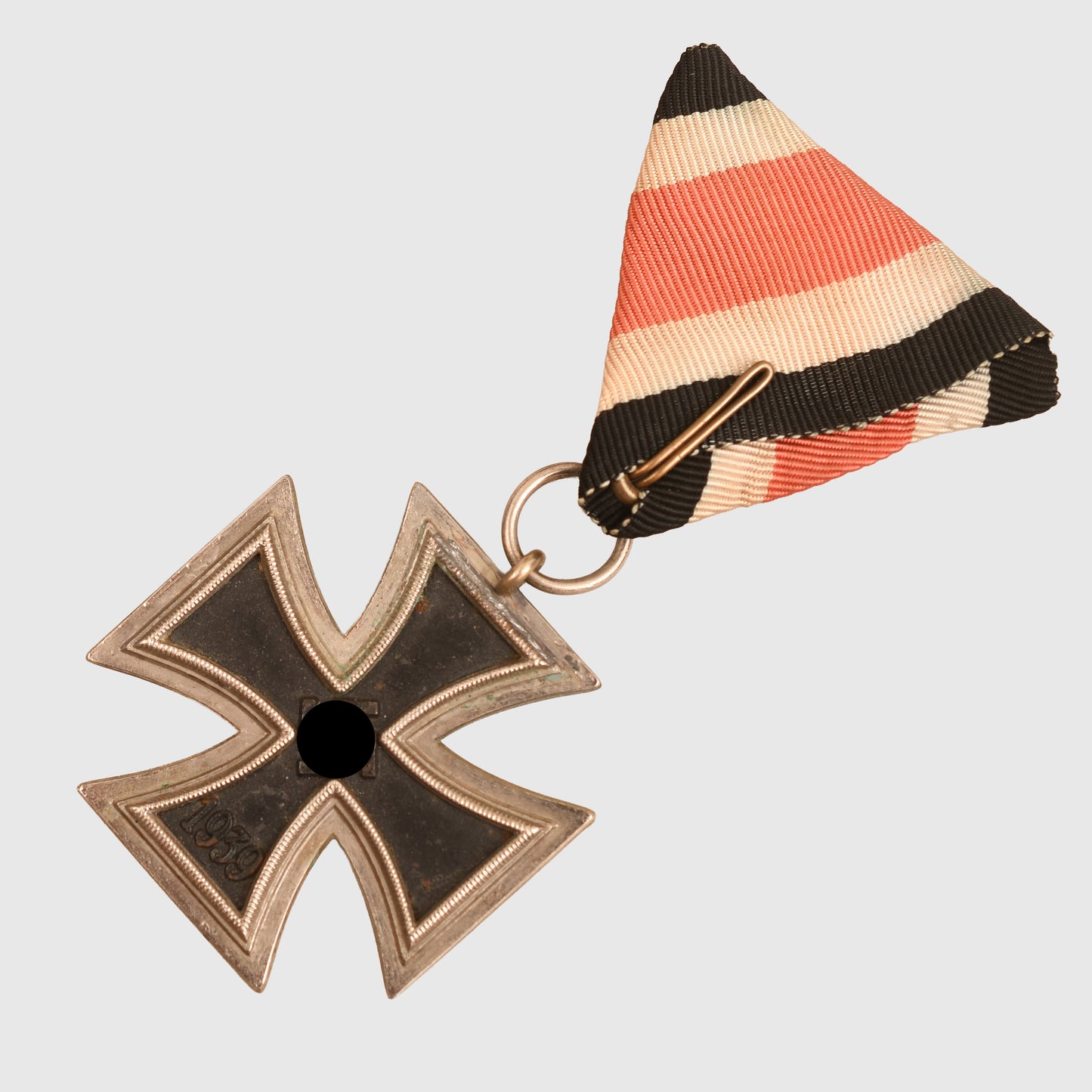 GERMAN WWII IRON CROSS SECOND CLASS WITH AUSTRIAN WRAP RIBBON
