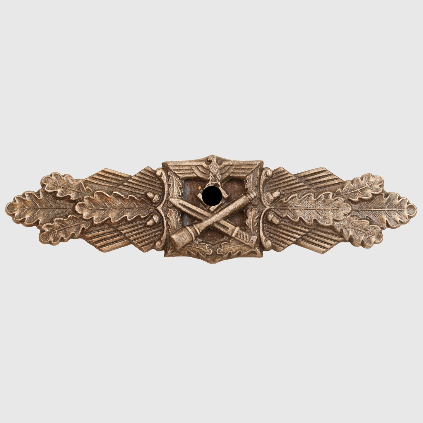 GERMAN WWII CLOSE COMBAT CLASP IN BRONZE BY FLL