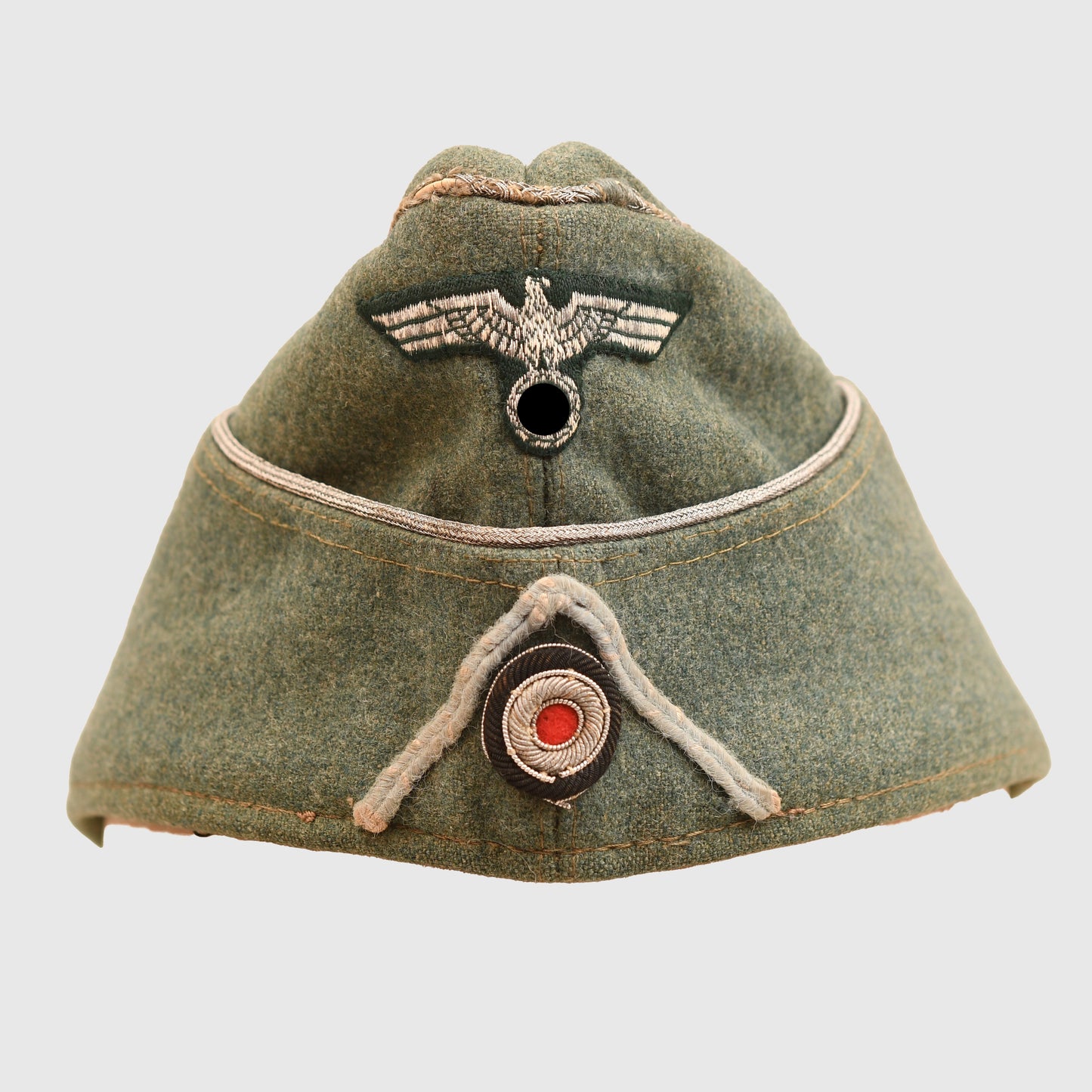 GERMAN WWII ARMY TRANSPORT OFFICERS OVERSEAS CAP