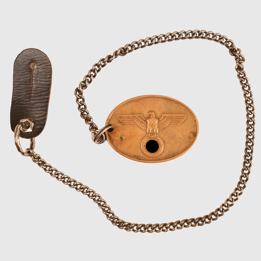 German WWII State Criminal Police Identification Tag