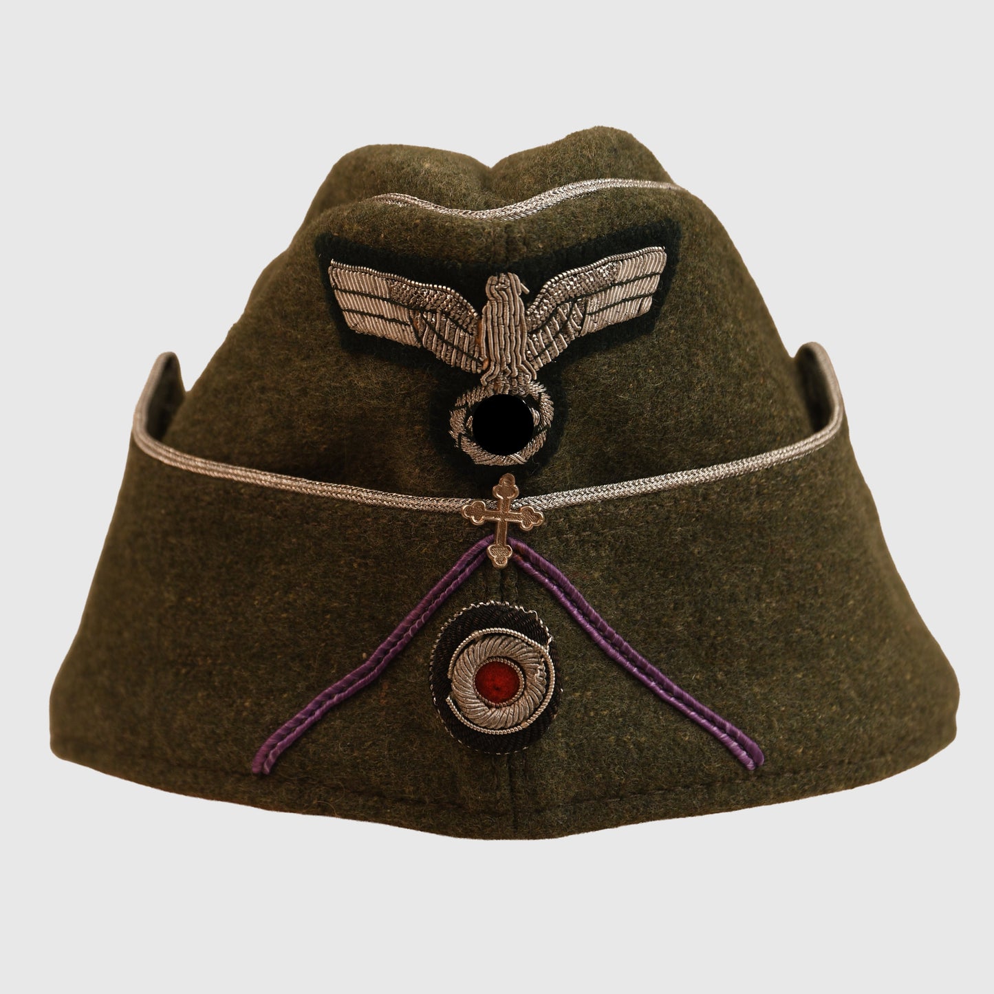 German WWII Army Chaplain’s Overseas Cap